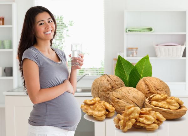 Phụ nữ mang thai hãy tích cực ăn quả óc chó