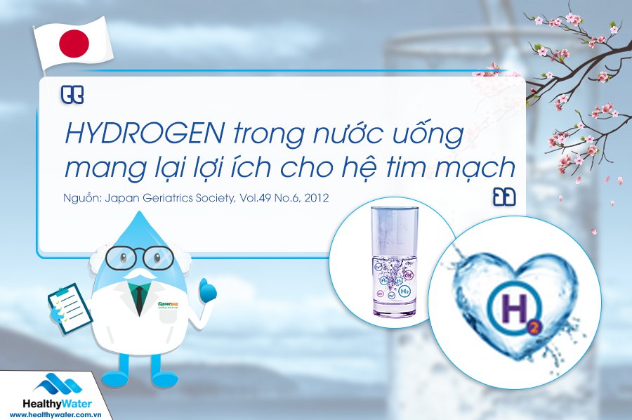Uống nước hydrogen mang lại nhiều lợi ích cho hệ tim mạch