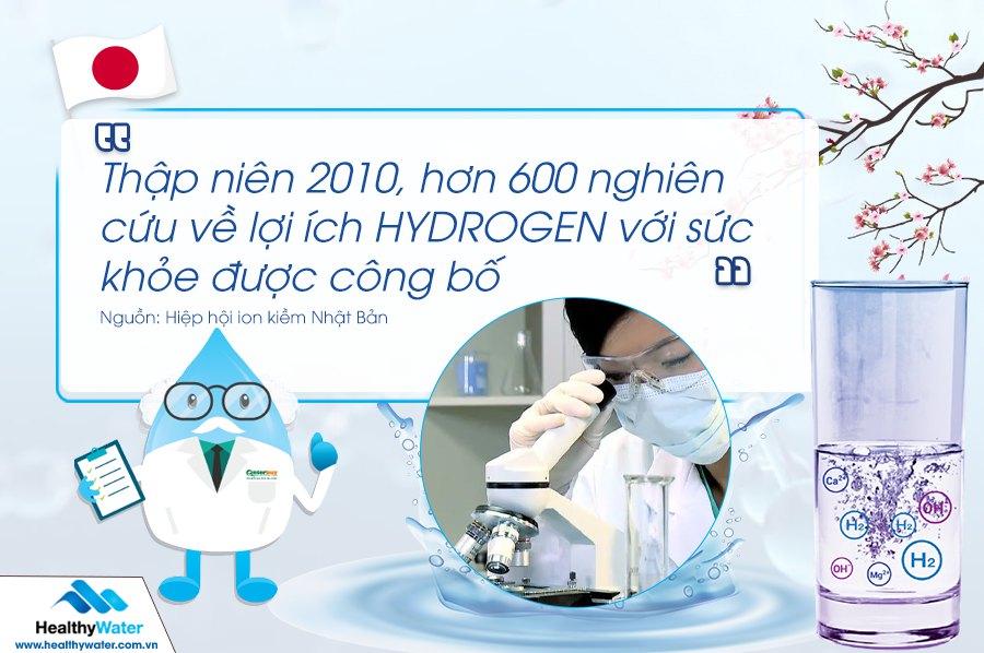 Từ 2010 đến nay đã có hơn 600 công bố khoa học về hydrogen, rất nhiều lợi ích khác tiếp tục được nghiên cứu