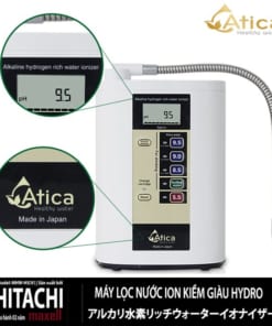 Atica là sản phẩm duy nhất được phép sử dụng tên gọi Alkaline hydrogen rich water ionizer